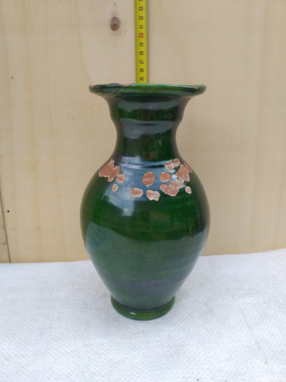 vaza veche lut vas flori ceramica