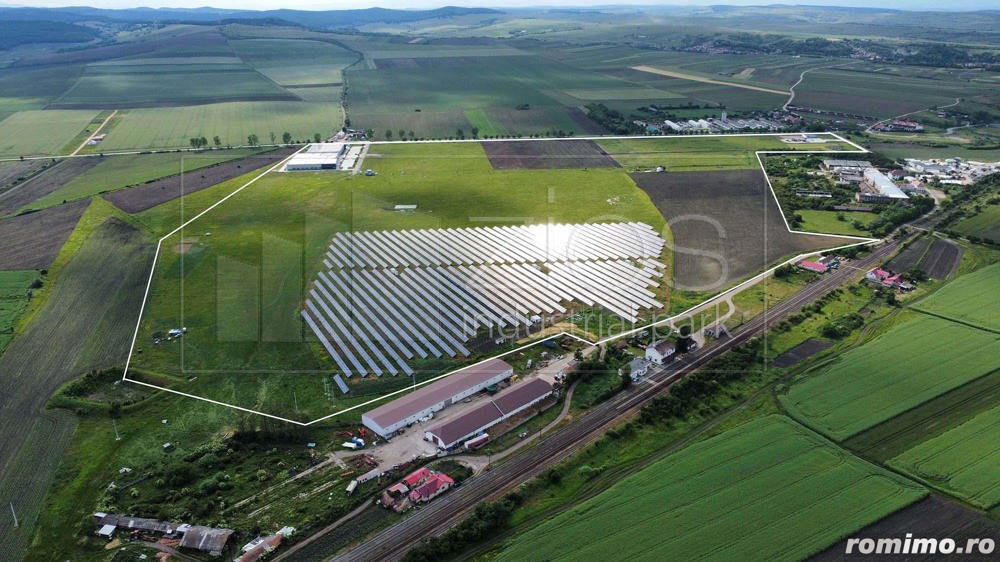 Teren industrial de vânzare intravilan, PUZ, utilități, drum asfaltat