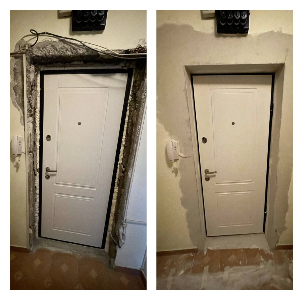 Reparatii glafuri Usi / Termopane dupa montarea lor