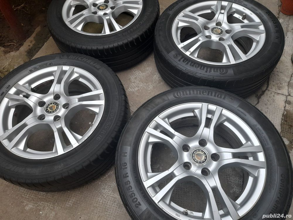205 55 16 + Jante Aliaj-  Pentru Opel Zafira