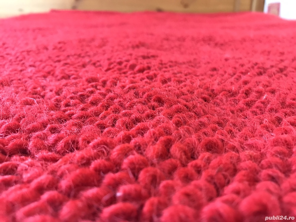 Cergă de lână, țesută manual