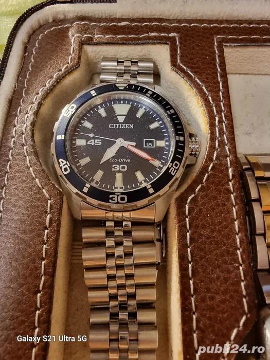 Citizen Japan Eco drive, nepurtat, 2 bratari, originala si un Jubille