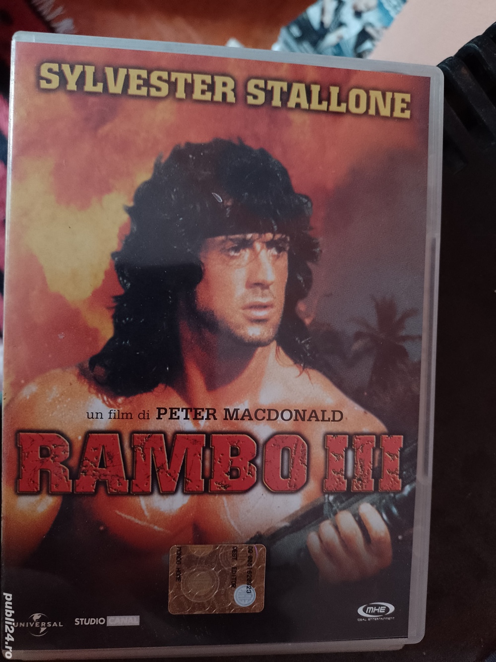 COLECTIE DVD CU RAMBO,SILVESTER STALONE