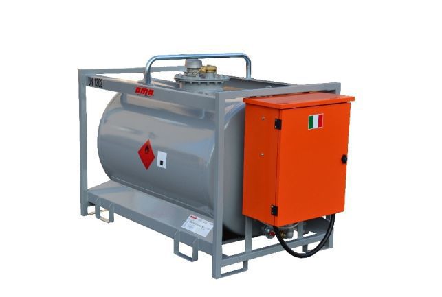 Rezervor transportabil metalic 920l; conform ADR