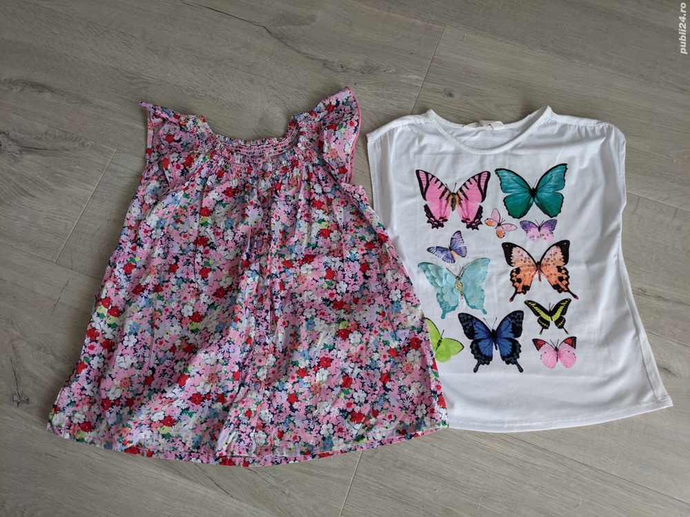 Set bluze vara fete 6-8 ani, H&M