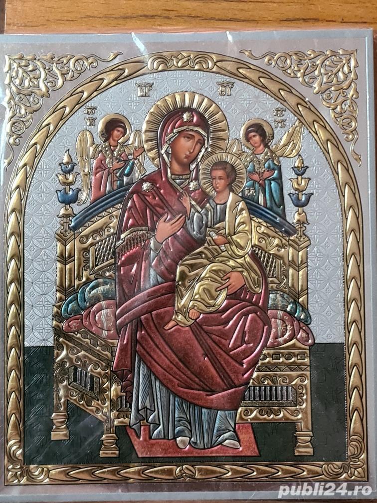 Icoană litografiată Maica Domnului Relief 3 D