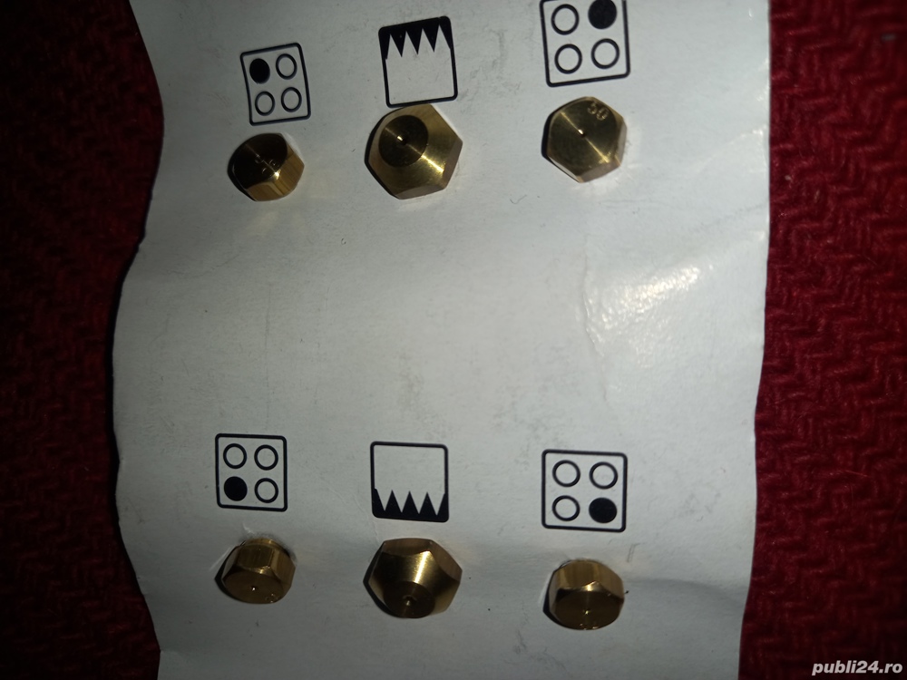 vând set diuze aragaz 