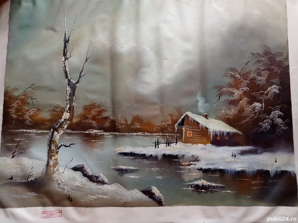 Picturi realizate în ulei pe panza 