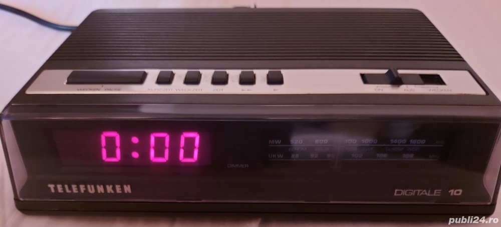 Radio TELEFUNKEN  Model  Digitale 10 Anul 1981 