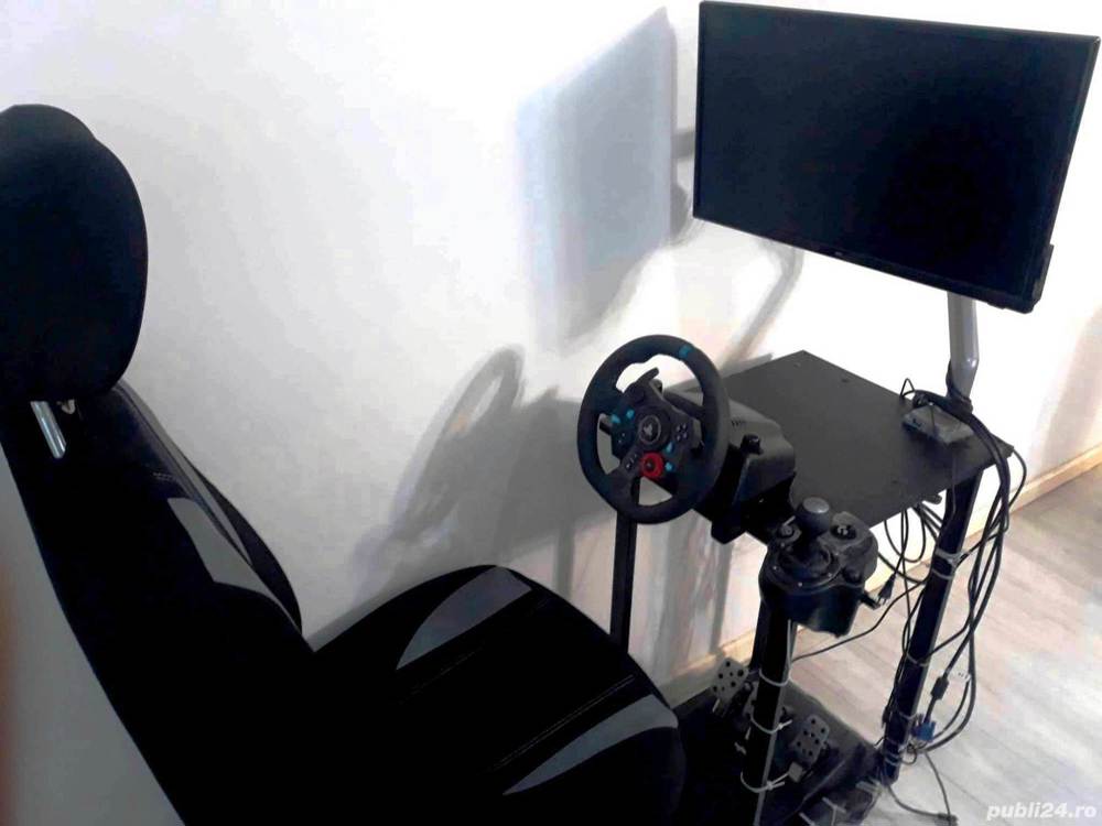 Stand dedicat pentru jocuri cu Volan Logitech G29 Driving Force