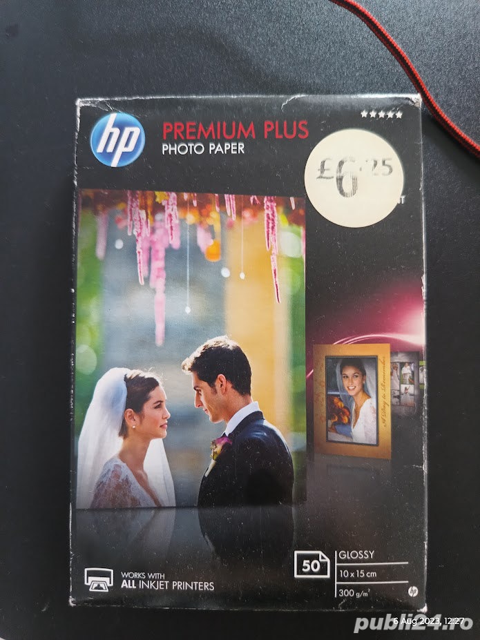 Hartie fotografie HP Premium Plus Photo Paper CR695A Photo paper 10 x 15 cm 300 g m  50 sheet Glossy
