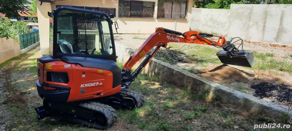 Efectuam lucrari mini excavator 2,7 tone, Targoviste , Dambovita