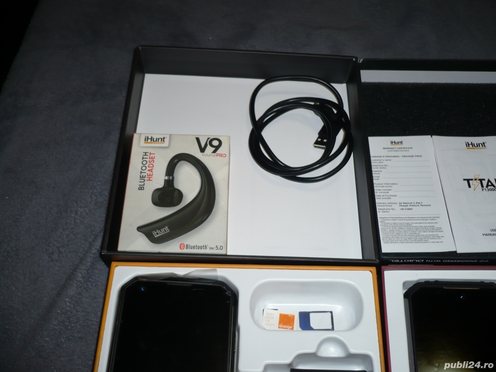 Telefone la cutie I HUNT Strong Edition, I HUNT Titian Edition + hadsfree (Schimb)