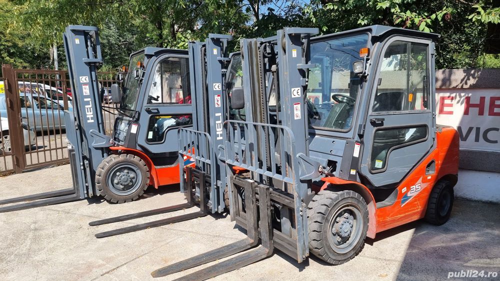 Stivuitor Heli 1,5 - 3,5 tone, noi, garantie, stoc