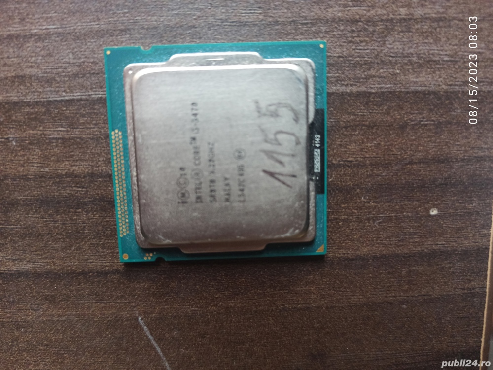 Intel i5-3470, 3,2 GHz, 6Mb Cache, 4 core, 4 threads  - Frecventa 4 x 3,2 Ghz - 6MB Cache 