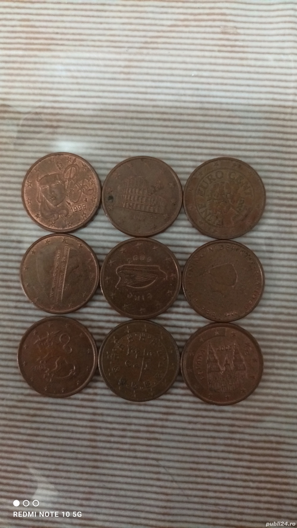 monede 5 eurocenți 