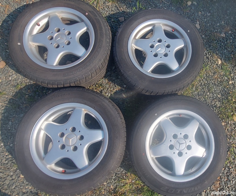 Roți Jante Aluminiu Mercedes plus Cauciucuri