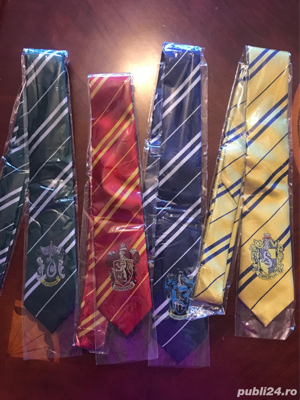 Cravata emblema case Harry Potter