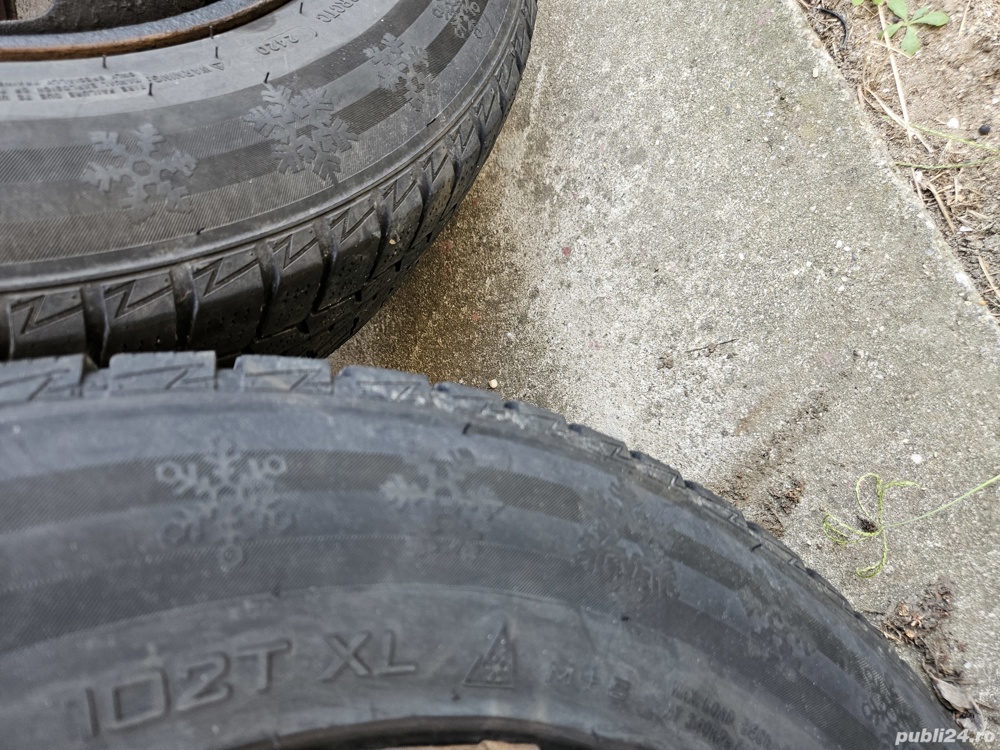 jante cu anvelope originale Dacia Duster 215/65/R16 M+S iarna DOT 2020 etc;