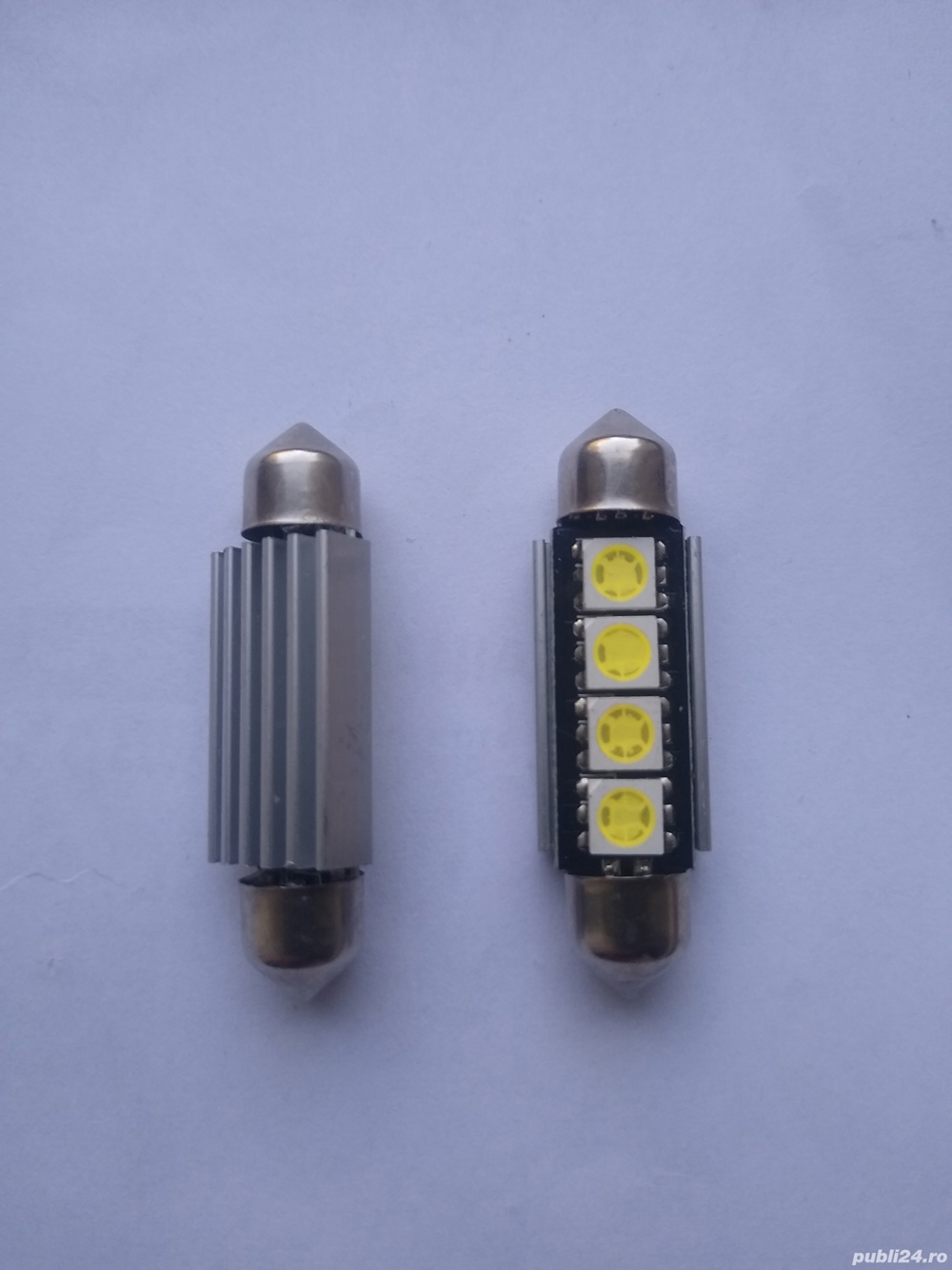 Set becuri auto LED canbus sofit C5W ultrabright - alb rece