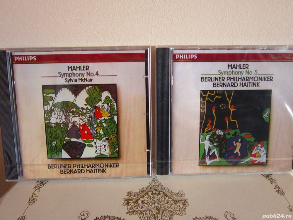 cd Mahler -Simfonia 4 si 5 dir.Bernard Haitink Berliner Philharmoniker