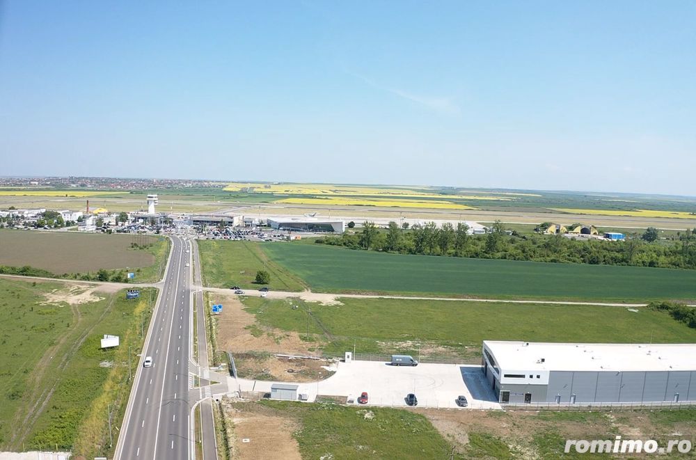Hala complet echipată, nou construita langa aeroportul internațional Traian Vuia