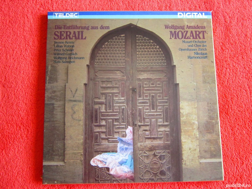 vinil Mozart -Răpirea din Serai -Germania 1986 Nikolaus Harnoncourt