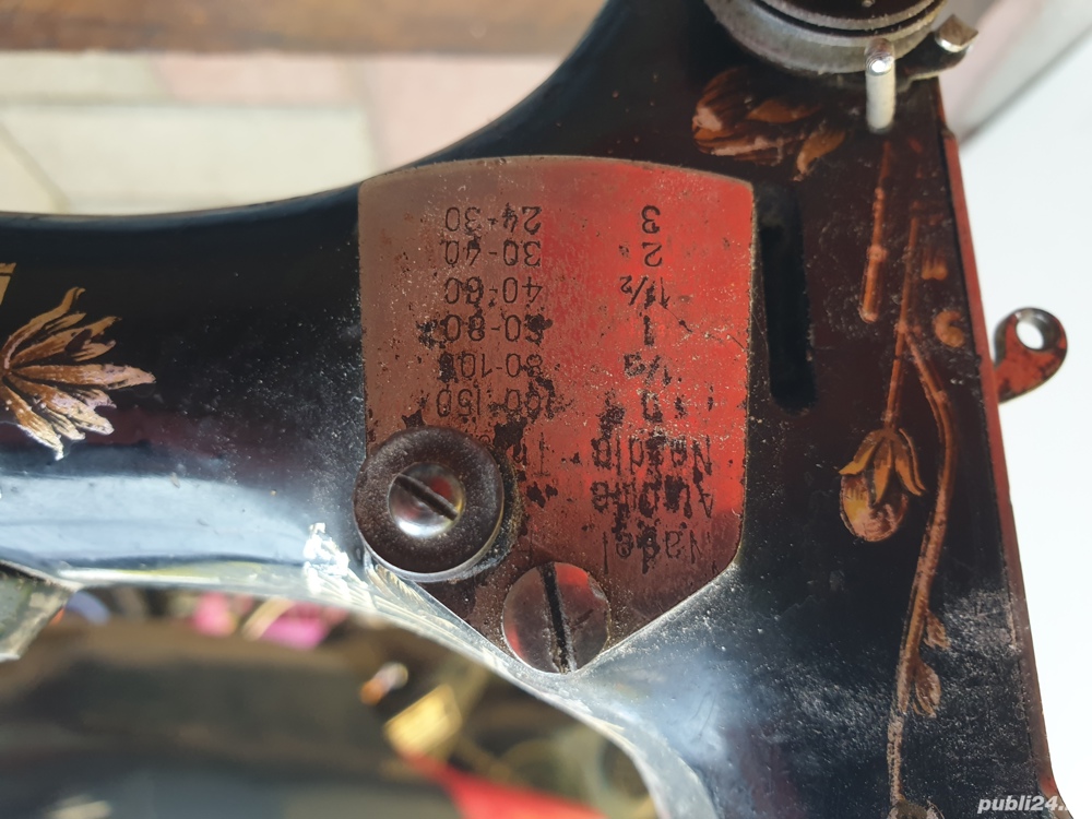 Masina de cusut an 1911 