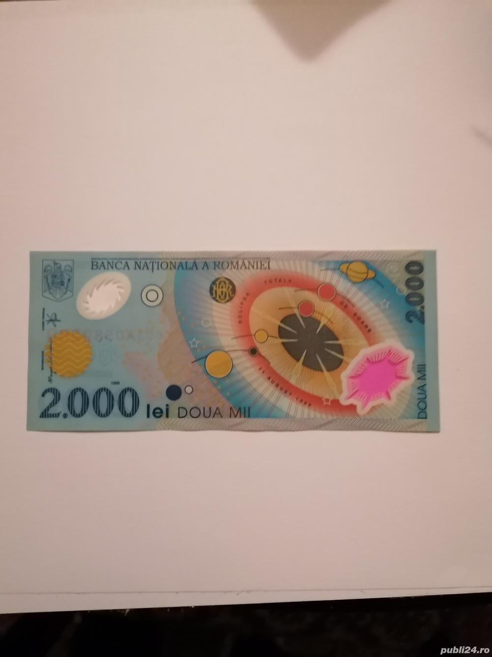 Bancnotă eclipsa 1999