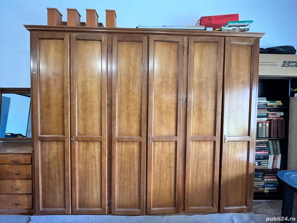 Dormitor lemn stejar complet