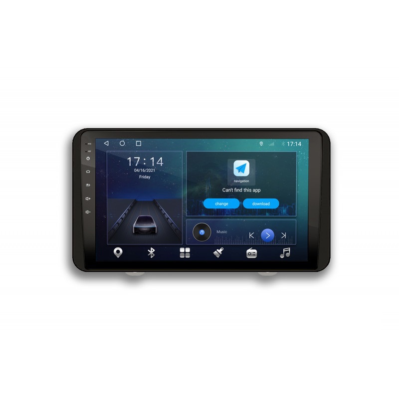 Navigatie Android Dedicata DACIA DUSTER 2 QLED 10" SIM 4G OCTACORE 2+32GB Carplay Wireless