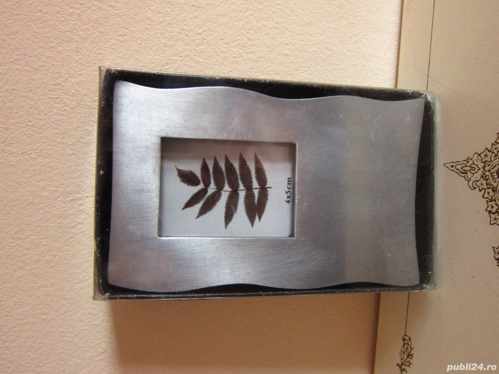 Tablou miniatura  botanic rama metal  masiv inoxidabil  Germania