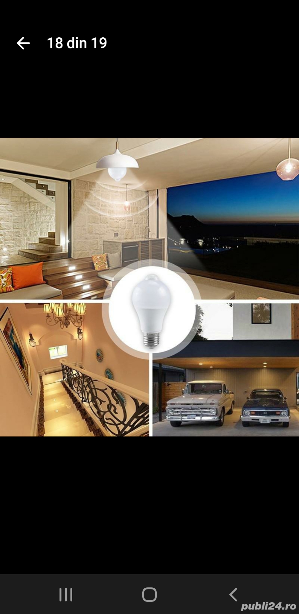 Boc cu senzor de mișcarea 