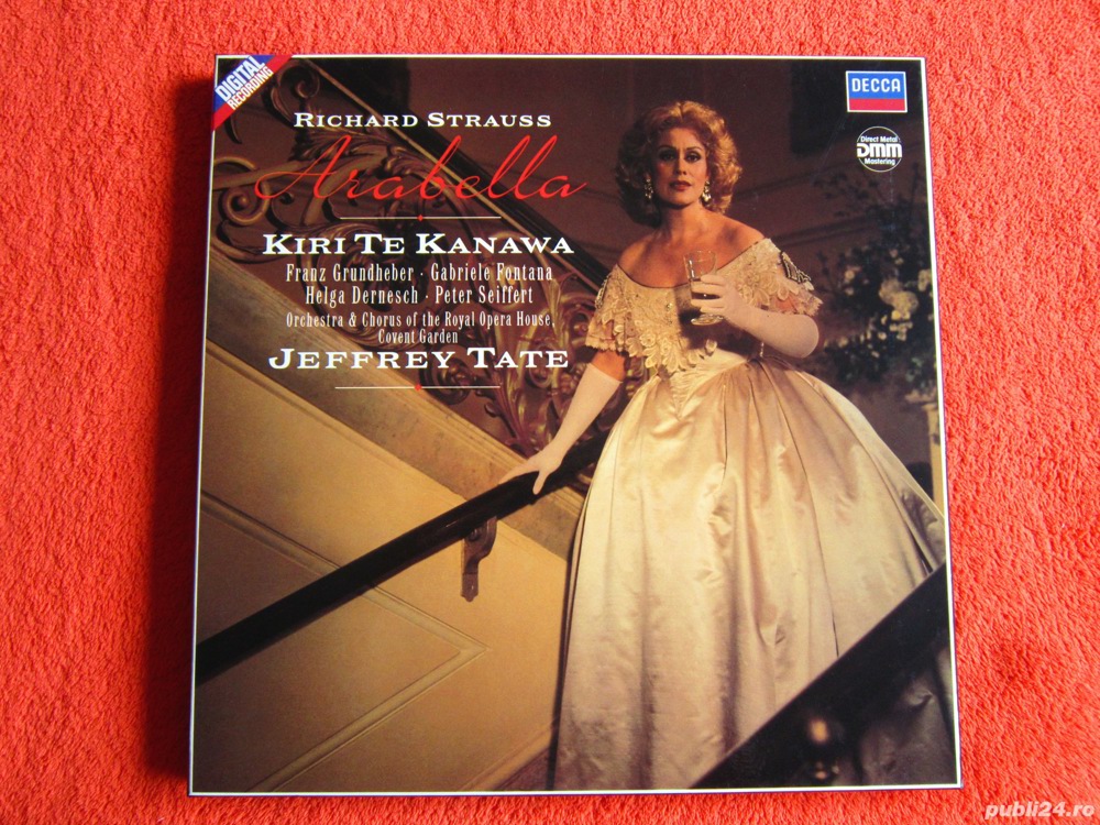 vinil R.Strauss -Arabella-Kiri Te Kanawa,Jeffrey Tate-Opera Covent Garden 1987