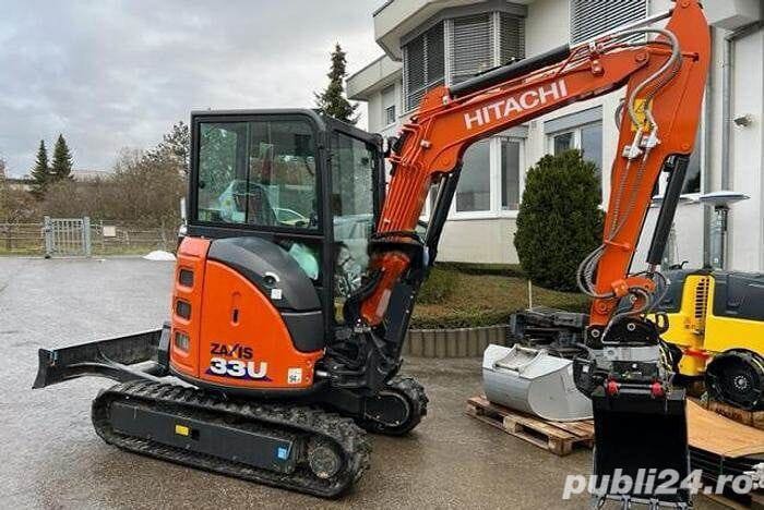 Inchiriez miniexcavator Hitachi 3,8 tone