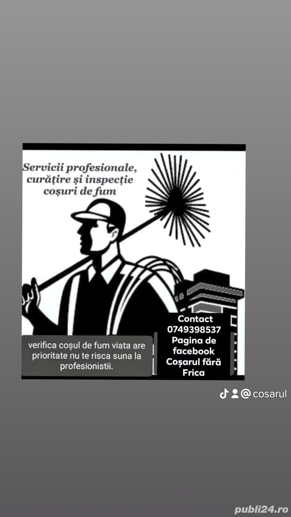 Cosar autorizat servicii complete de curățenie 