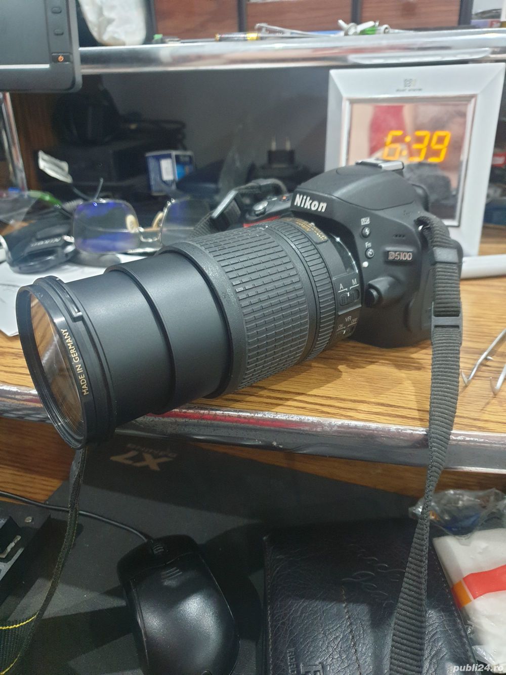 Aparat foto nikon 5100d 3455 cadre obiectiv AF-S DX Nikkor 18-140mm