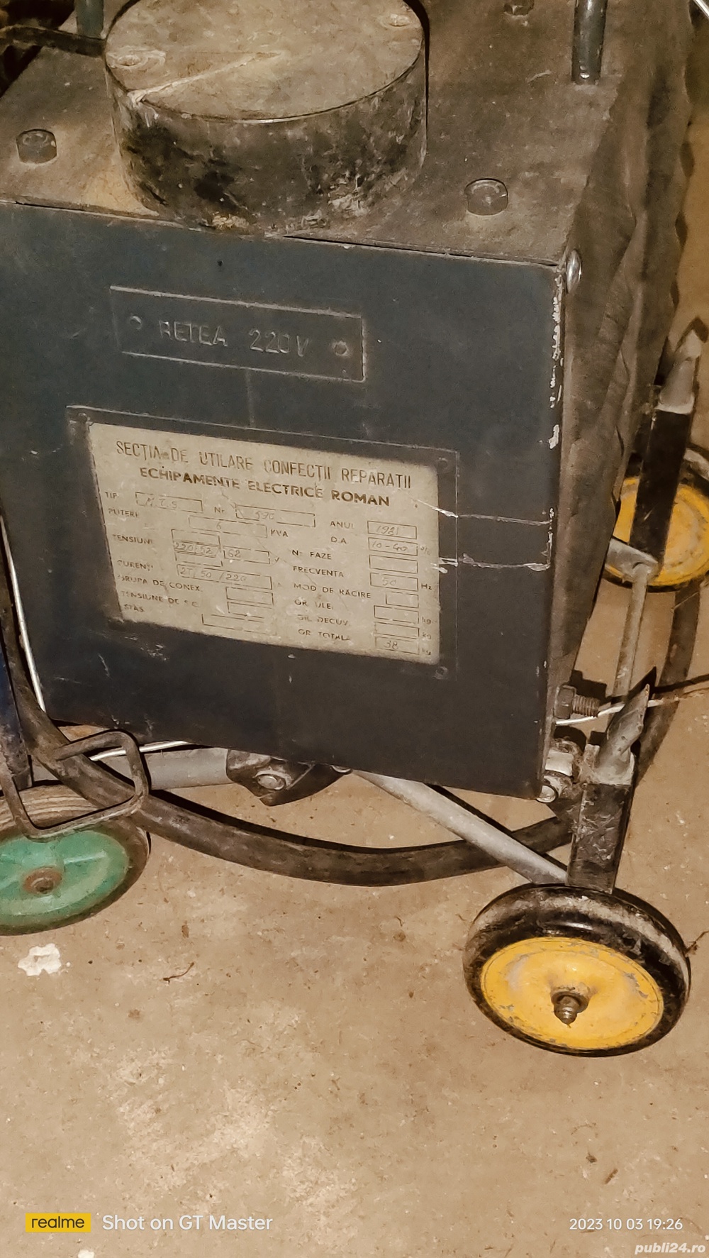 Aparat de sudură,  220 V