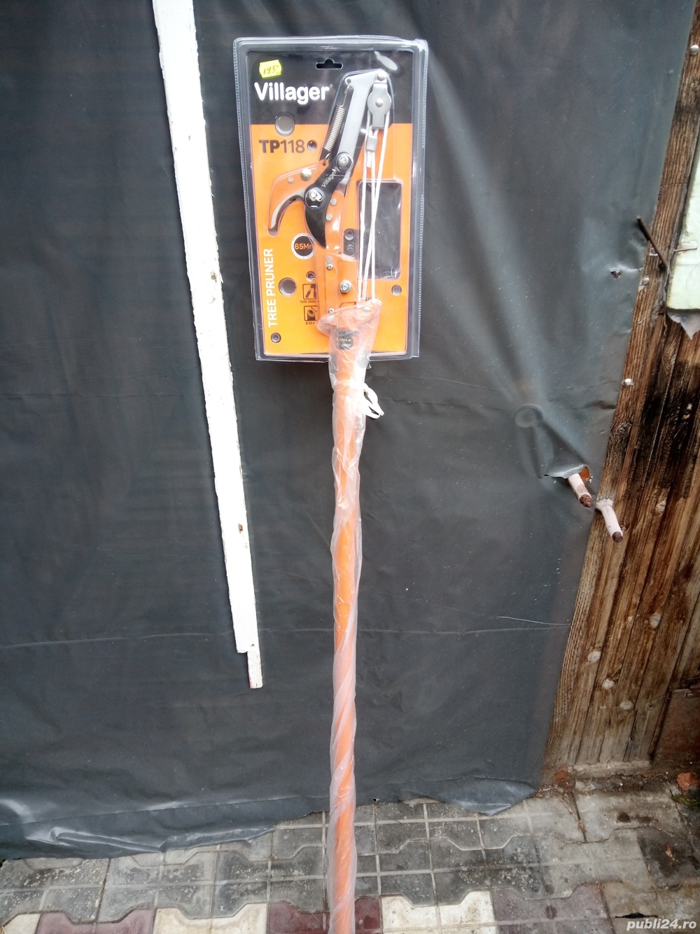 Foarfeca telescopica pomi si despicator lemne