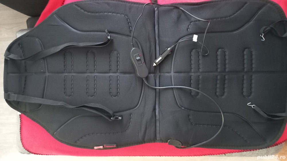 Husă scaun auto cu încălzire
