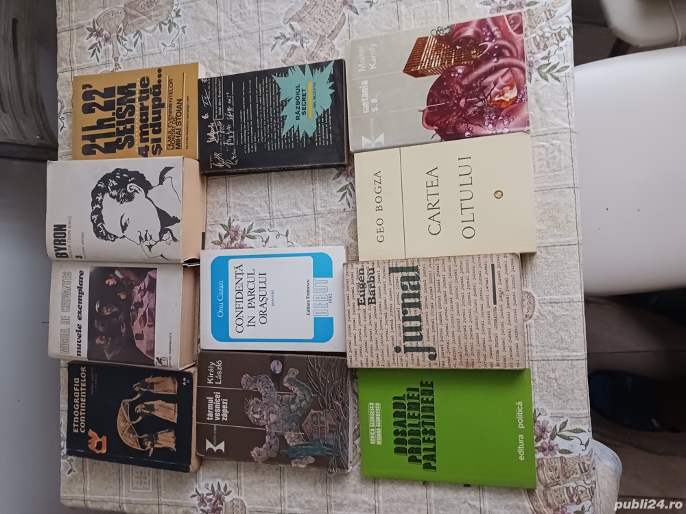 Cărți în limba română, maghiară și germană 