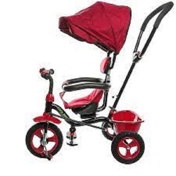 Vand Tricicleta Multifunctionala Cool Baby, Roti Cauciuc, Rosu, NOUA 269 Lei
