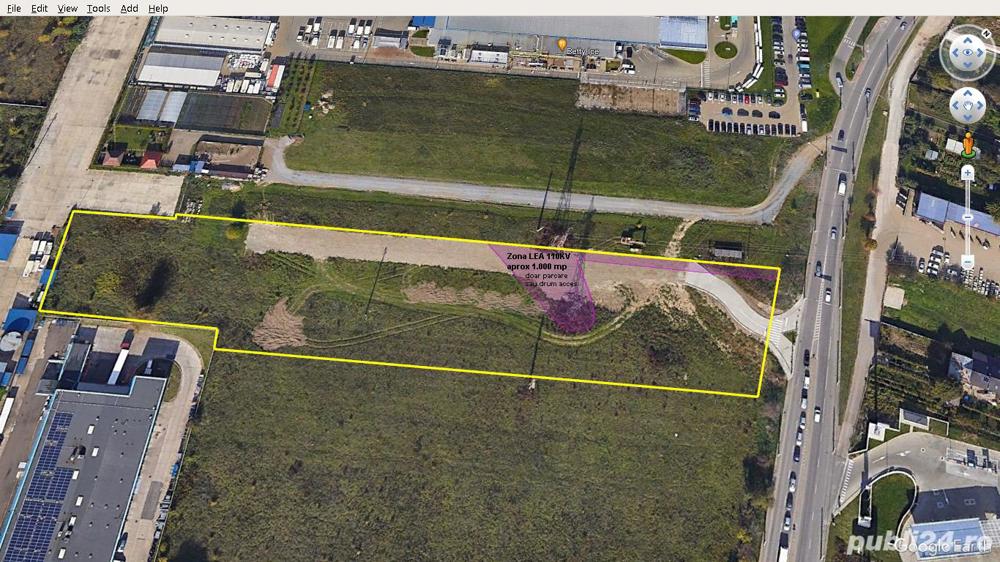Teren intravilan12.478mp de vanzare sau inchiriere zona industriala sau retail Selgros acces din E58