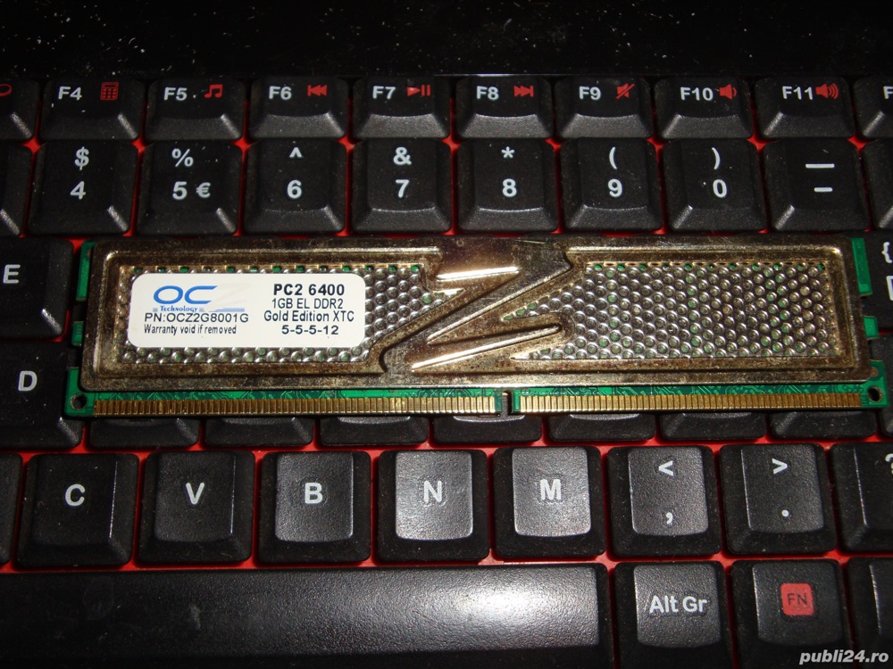 memorie ram calculator 1gb ddr2 800 mhz ocz gold edition xtc