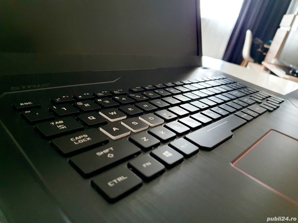 Laptop Asus Strix ROG GL 753V display 17' intel i7 7700HQ 16Gb Ram Hynix SSD M.2 1Tb HDD sata 1Tb