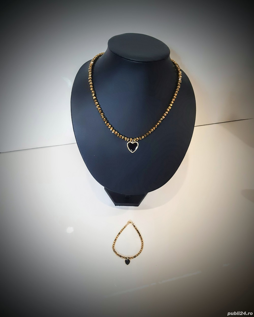 Colier Hematit auriu 