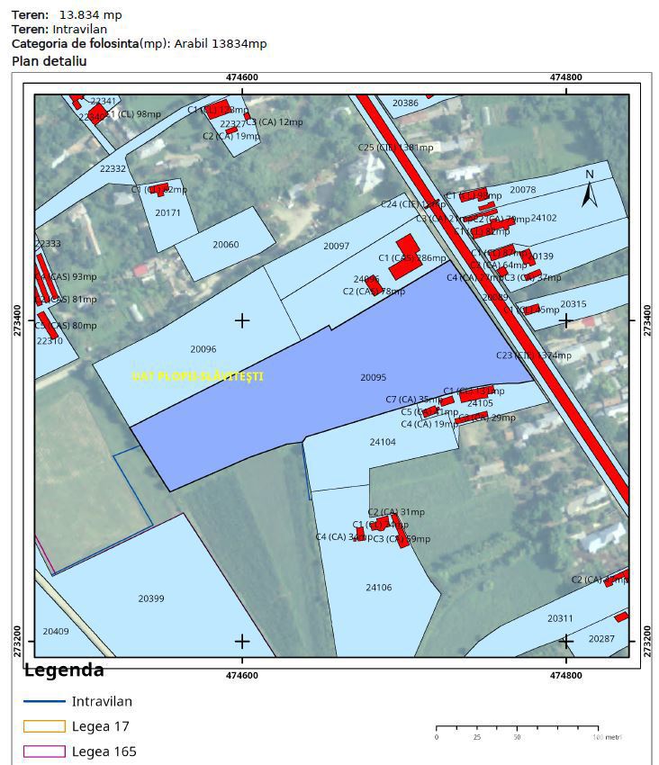 Vand teren intravilan agricol 7E/mp