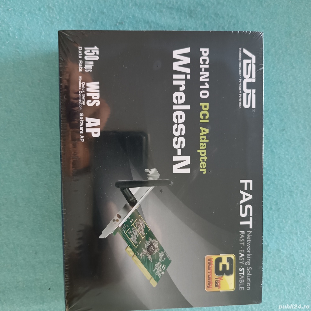 Adaptor wireless -ASUS PCI-N10 Wireless-N Adapter 