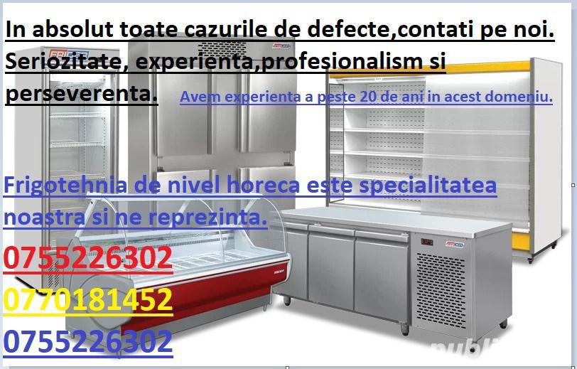 Reparații frigidere și congelatoare Baia Mare 