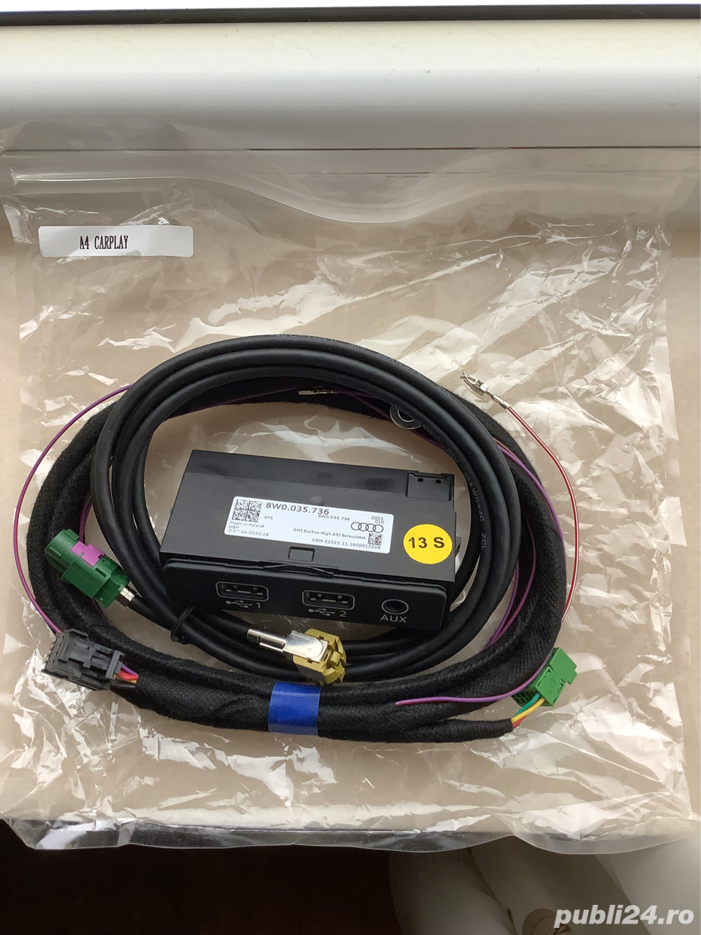 modul usb carplay/android Audi A4, A5, Q5 - cod piesa 8W0035736